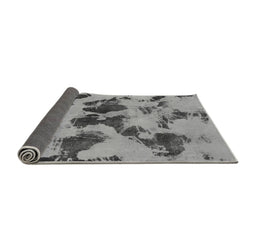 Sideview of Abstract Gray Modern Rug, abs1145gry