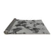 Sideview of Abstract Gray Modern Rug, abs1145gry