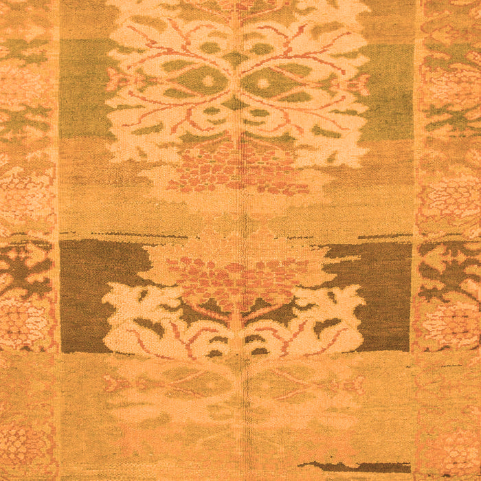 Machine Washable Abstract Orange Modern Area Rugs, wshabs1146org