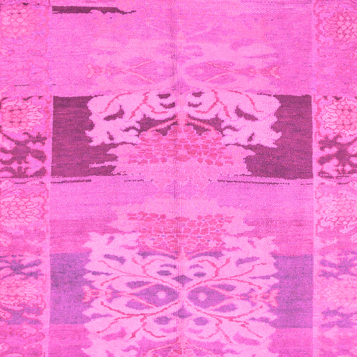 Machine Washable Abstract Pink Modern Rug, wshabs1146pnk