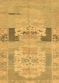 Abstract Brown Modern Rug, abs1146brn