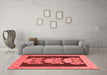 Modern Red Washable Rugs