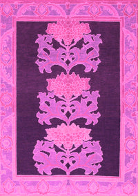 Abstract Pink Modern Rug, abs1147pnk