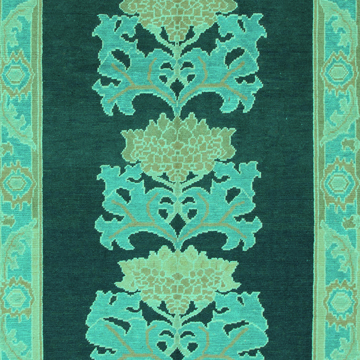 Abstract Turquoise Modern Rug, abs1147turq