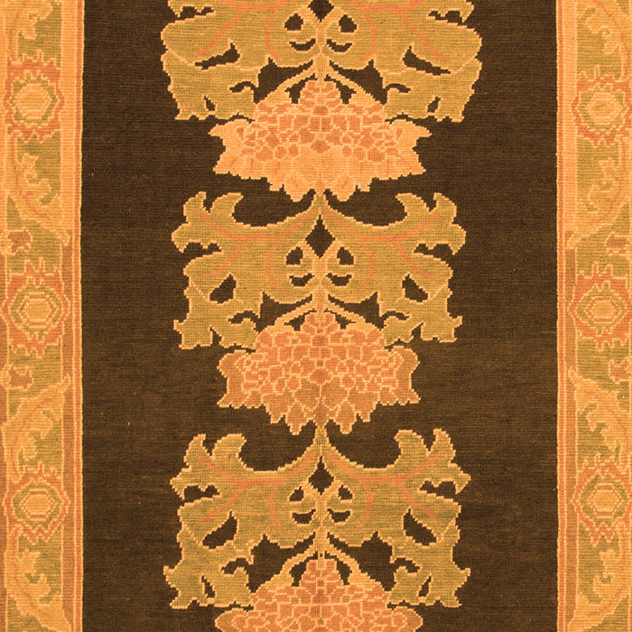 Abstract Orange Modern Rug, abs1147org