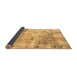 Sideview of Abstract Brown Modern Rug, abs1148brn