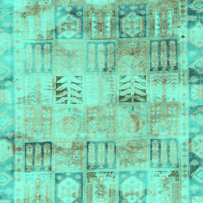 Abstract Turquoise Modern Rug, abs1148turq