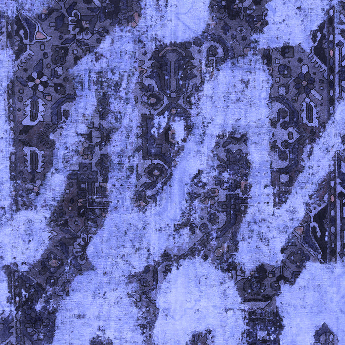 Machine Washable Abstract Blue Modern Rug, wshabs1149blu