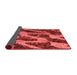 Abstract Red Modern Area Rugs