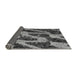 Sideview of Abstract Gray Modern Rug, abs1149gry