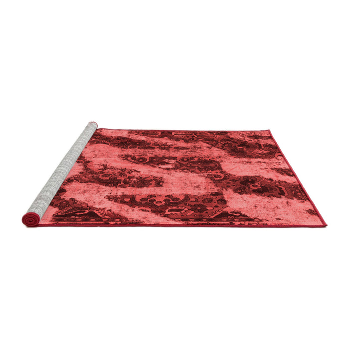 Modern Red Washable Rugs