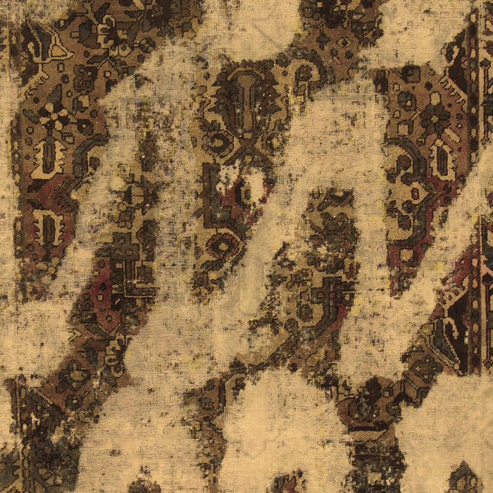 Machine Washable Abstract Brown Modern Rug, wshabs1149brn