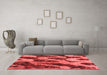 Modern Red Washable Rugs