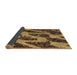 Sideview of Abstract Brown Modern Rug, abs1149brn