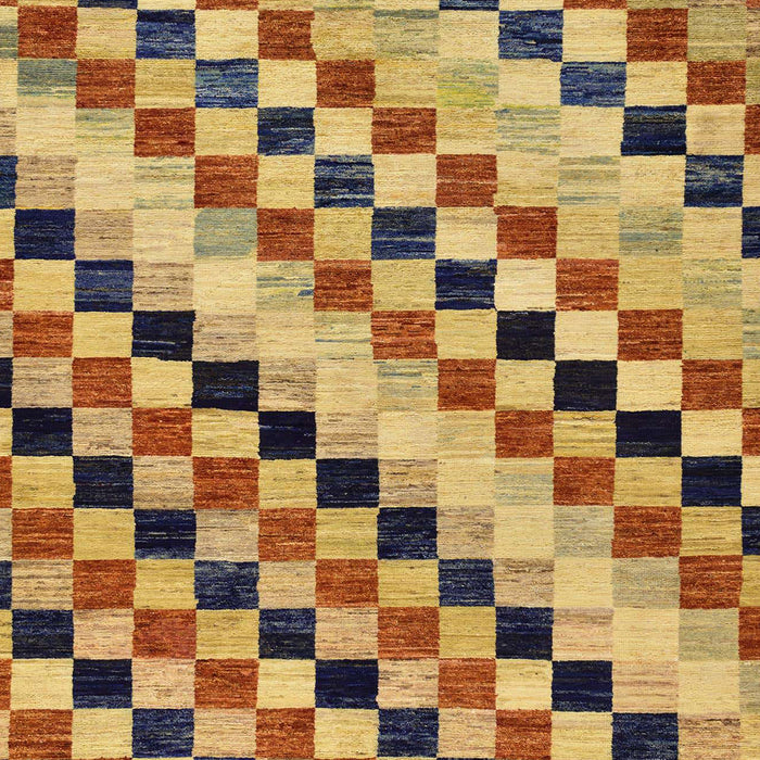 Machine Washable Abstract Chestnut Brown Rug, wshabs114