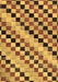 Checkered Brown Modern Rug, abs114brn