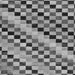 Square Machine Washable Checkered Gray Modern Rug, wshabs114gry