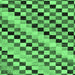 Square Machine Washable Checkered Emerald Green Modern Area Rugs, wshabs114emgrn