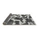 Sideview of Abstract Gray Modern Rug, abs1150gry