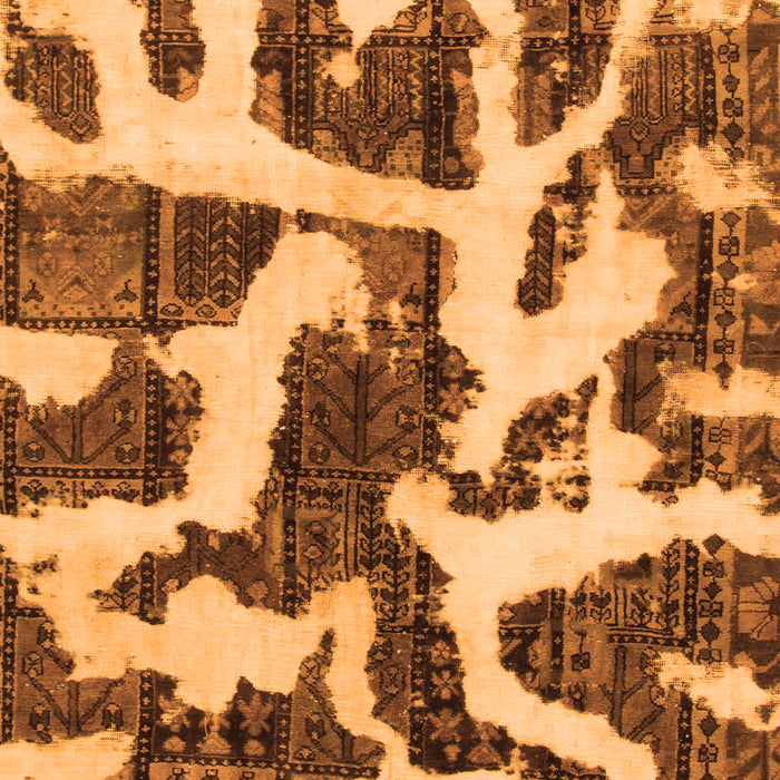 Machine Washable Abstract Orange Modern Area Rugs, wshabs1150org
