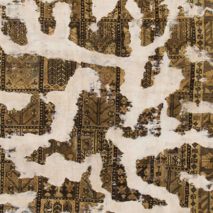 Machine Washable Abstract Brown Rug, wshabs1150