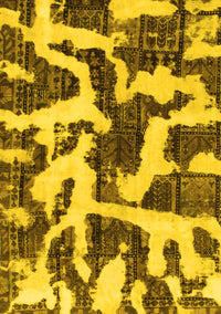 Abstract Yellow Modern Rug, abs1150yw