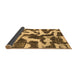 Sideview of Abstract Brown Modern Rug, abs1150brn