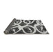 Sideview of Abstract Gray Modern Rug, abs1151gry