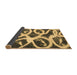 Sideview of Abstract Brown Modern Rug, abs1151brn