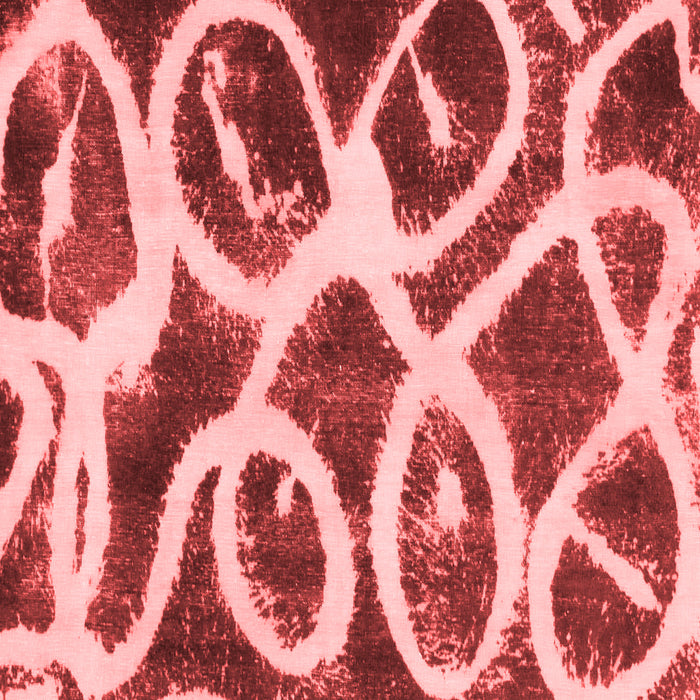 Machine Washable Abstract Red Modern Rug, wshabs1151red