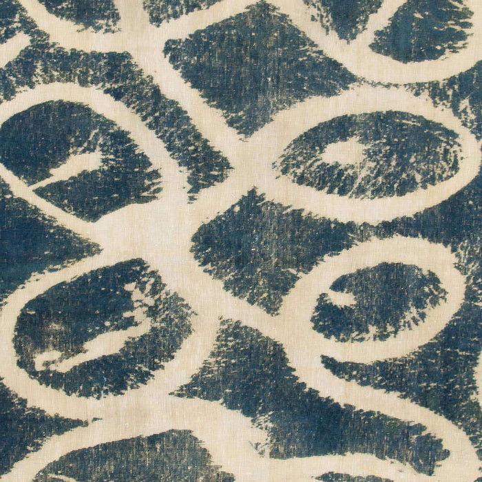 Machine Washable Abstract Blue Moss Green Rug, wshabs1151