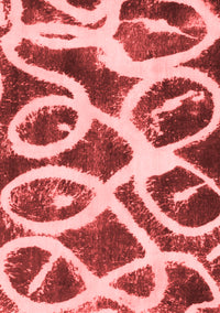 Abstract Red Modern Rug, abs1151red