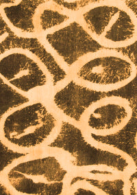 Abstract Orange Modern Rug, abs1151org