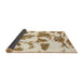 Sideview of Abstract Wheat Beige Modern Rug, abs1152