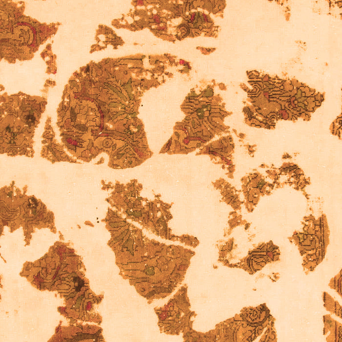 Abstract Orange Modern Rug, abs1152org