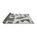 Sideview of Abstract Gray Modern Rug, abs1152gry