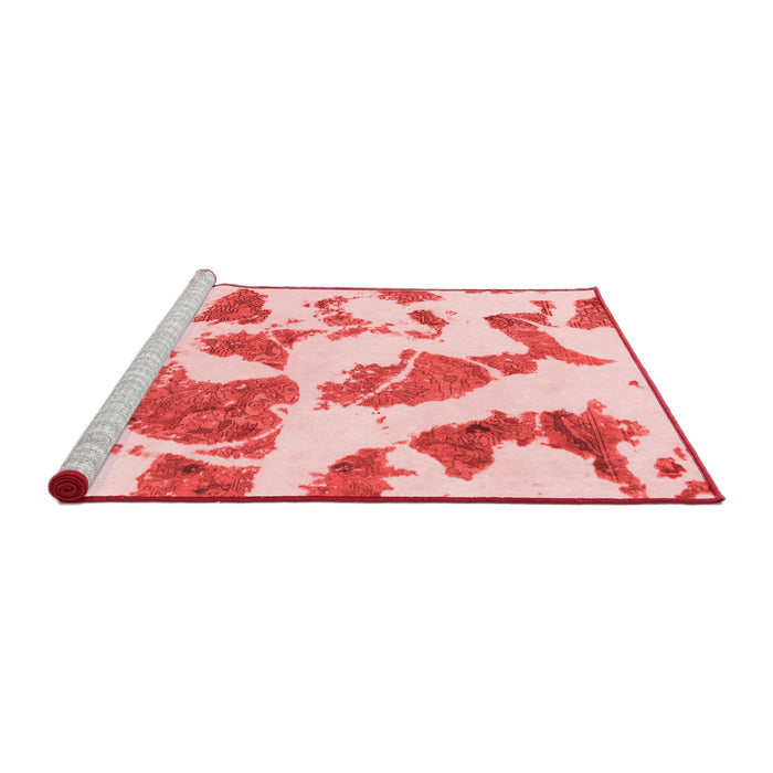 Modern Red Washable Rugs