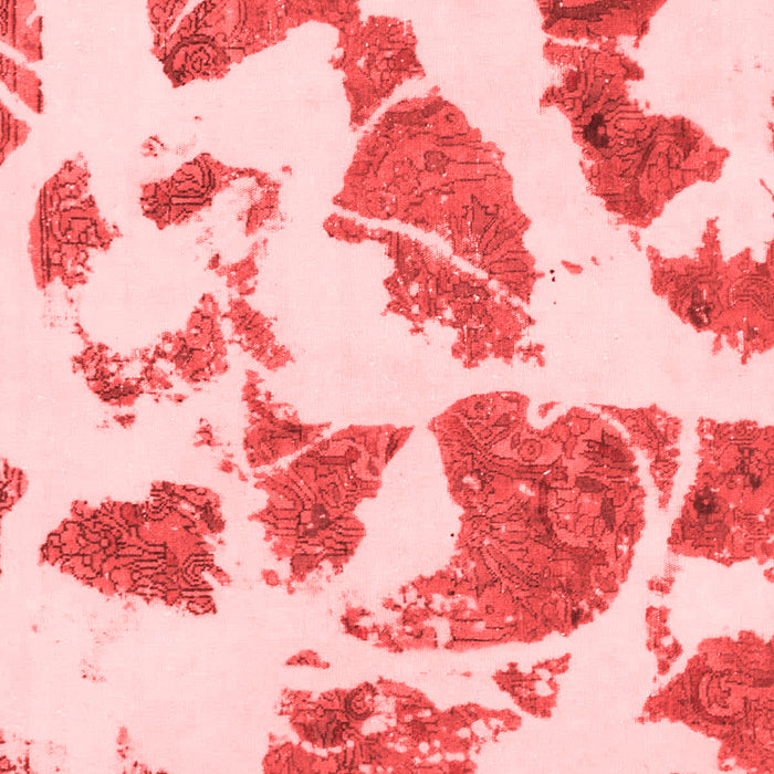 Machine Washable Abstract Red Modern Rug, wshabs1152red