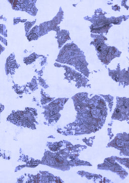 Abstract Blue Modern Rug, abs1152blu