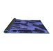 Sideview of Abstract Blue Modern Rug, abs1153blu