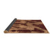 Sideview of Abstract Brown Modern Rug, abs1153brn