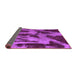 Sideview of Abstract Purple Modern Rug, abs1153pur