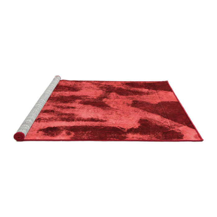 Modern Red Washable Rugs
