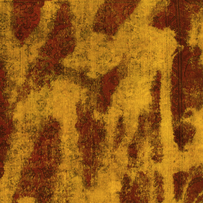 Abstract Yellow Modern Rug, abs1153yw