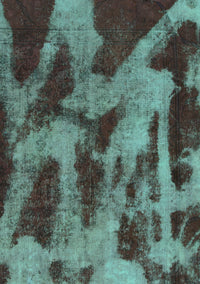 Abstract Turquoise Modern Rug, abs1153turq