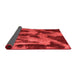 Abstract Red Modern Area Rugs