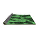 Sideview of Abstract Emerald Green Modern Rug, abs1153emgrn