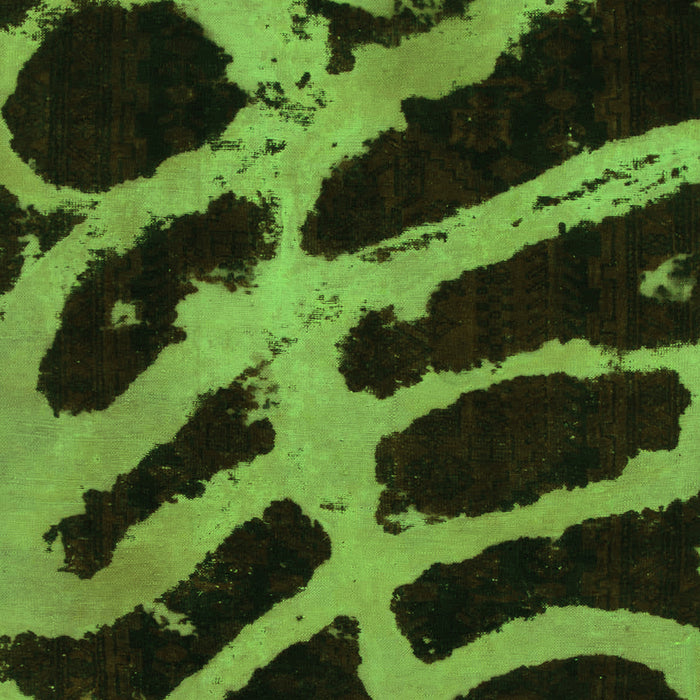 Abstract Green Modern Rug, abs1154grn