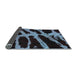 Sideview of Abstract Light Blue Modern Rug, abs1154lblu