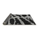 Sideview of Abstract Gray Modern Rug, abs1154gry